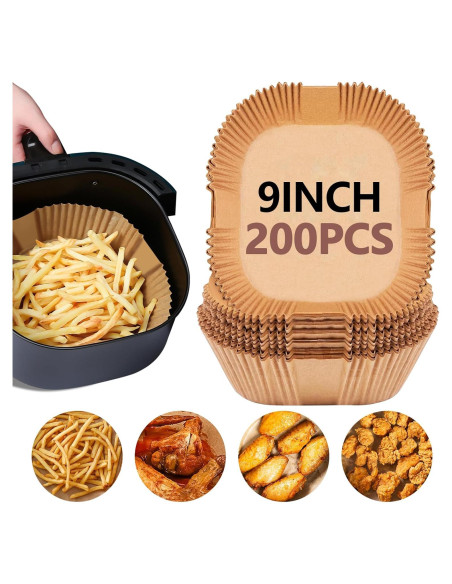 Forros de Papel UBeesize 9 Pulgadas Antiadherentes - 200 Hojas Forros de Papel UBeesize 9 Pulgadas Antiadherentes - 200 Hojas