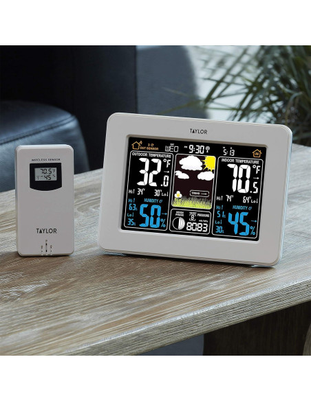 Estación Meteorológica Digital Inalámbrica Taylor Deluxe
