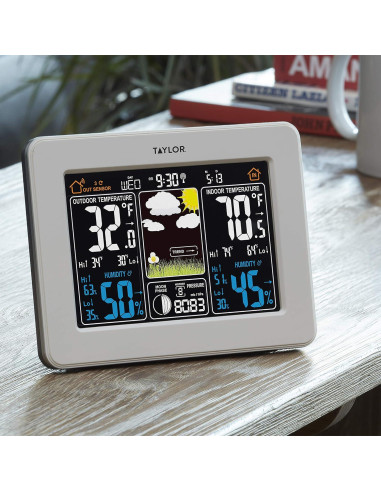 Estación Meteorológica Digital Inalámbrica Taylor Deluxe