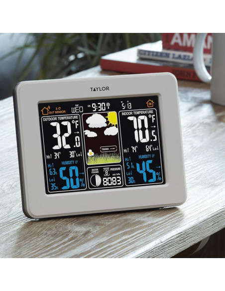 Estación Meteorológica Digital Inalámbrica Taylor Deluxe