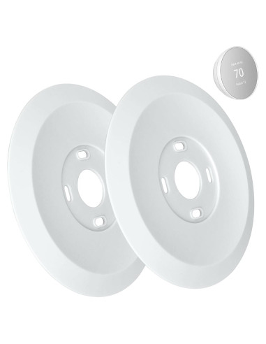Cubierta de Placa de Pared ChangTa para Termostato Nest 2020 - 2 Piezas