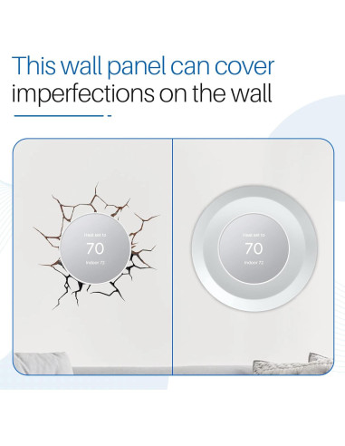 Cubierta de Placa de Pared ChangTa para Termostato Nest 2020 - 2 Piezas