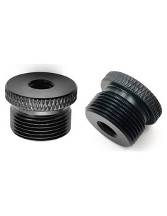 Adaptador de Soporte de Micrófono MxTong 5/8 a 1/4 Negro - 2 Piezas