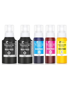 Botella de Tinta de Reemplazo Hiipoo 502 522 para Epson