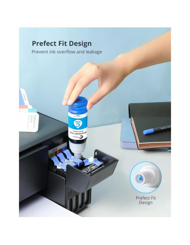 Botella de Tinta de Reemplazo Hiipoo 502 522 para Epson