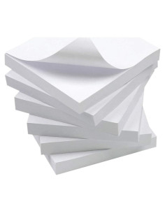 Notas Adhesivas Blancas YXTH, 6 Blocs, 100 Hojas cada uno