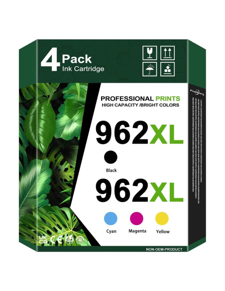 Cartuchos de tinta 962XL FristGlory - Paquete de 4 colores