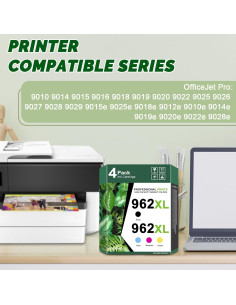 Cartuchos de tinta 962XL FristGlory - Paquete de 4 colores 2