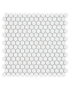 Azulejo de Porcelana Hexagonal Merola Tile Blanco 29.2x29.5cm