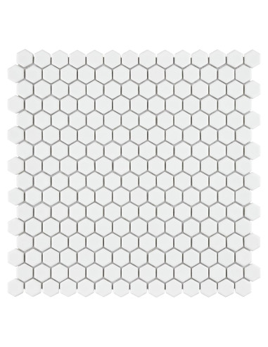 Azulejo de Porcelana Hexagonal Merola Tile Blanco 29.2x29.5cm