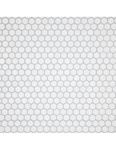 Azulejo de Porcelana Hexagonal Merola Tile Blanco 29.2x29.5cm