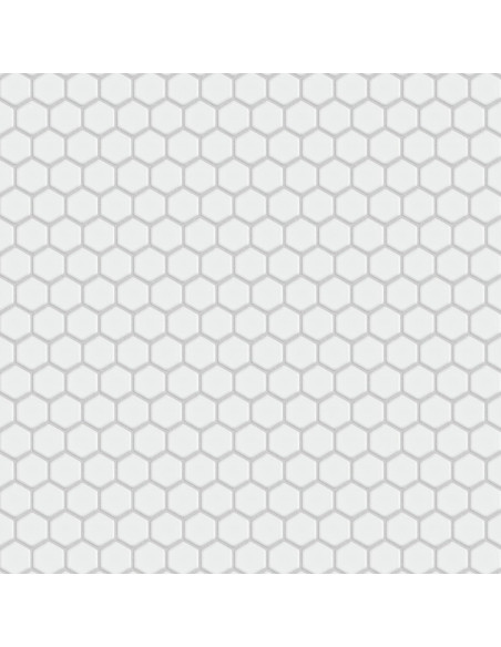 Azulejo de Porcelana Hexagonal Merola Tile Blanco 29.2x29.5cm