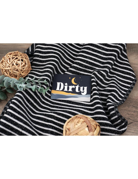 Imán de Lavavajillas FridayVibez Limpio/Sucio Boho Rubor