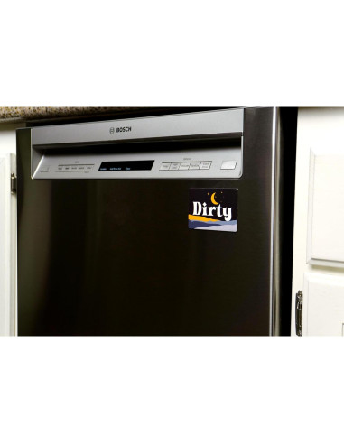 Imán de Lavavajillas FridayVibez Limpio/Sucio Boho Rubor