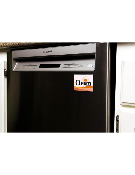 Imán de Lavavajillas FridayVibez Limpio/Sucio Boho Rubor