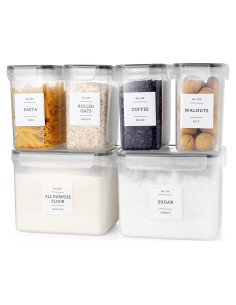 Set de 6 Contenedores Herméticos xiongtai para Alimentos 13.6L