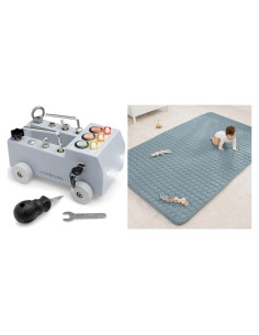 Conjunto Camión de Juguete y Alfombra Comfy Cubs para Niños