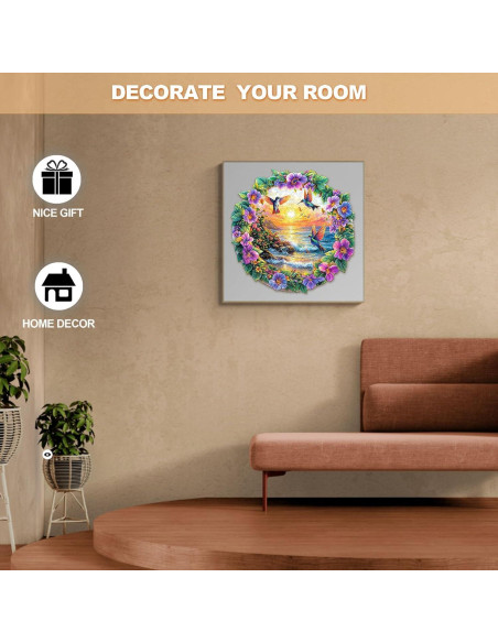 Rompecabezas de Madera AEEKDOOK 100 Piezas Playa Resort 21.6cm