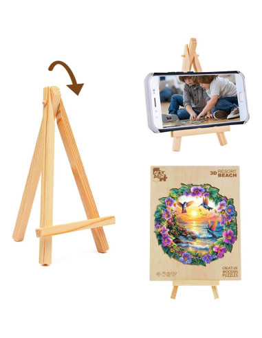 Rompecabezas de Madera AEEKDOOK 100 Piezas Playa Resort 21.6cm