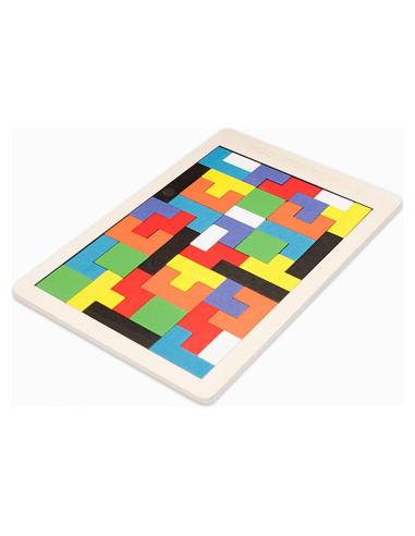 Rompecabezas de Madera Tangram 40 Piezas Montessori AHYUAN