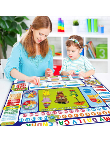 Calendario Diario de Tela ParaPoro 101.6 cm para Niños