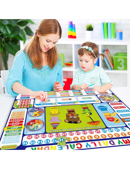 Calendario Diario de Tela ParaPoro 101.6 cm para Niños Calendario Diario de Tela ParaPoro 101.6 cm para Niños