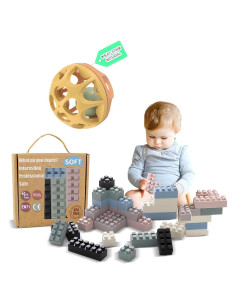 Juego de Bloques y Pelotas de Sonido Montessori 24PCS