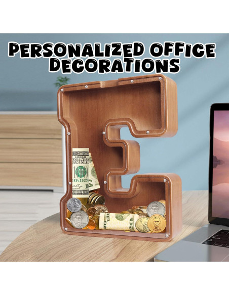 Alcancía de Letras de Madera UBeesize 30.5 cm Personalizada