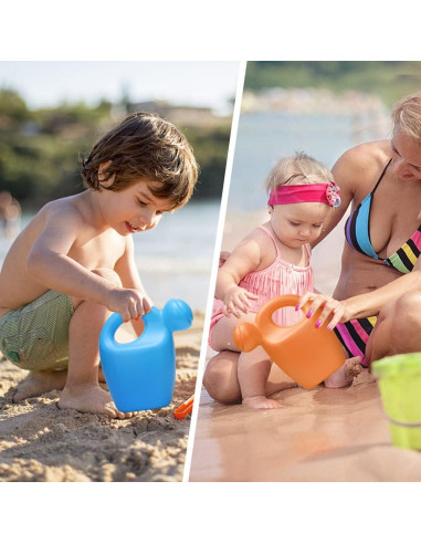 Regadera de Plástico DILABNBA 2PCS para Niños - Azul y Verde