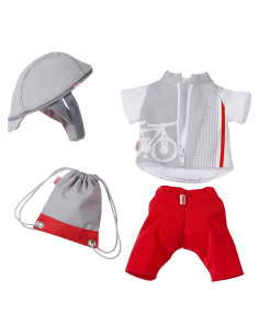 Conjunto de Ropa para Muñecas Bebé HABA Aventura Bicicleta 30 cm