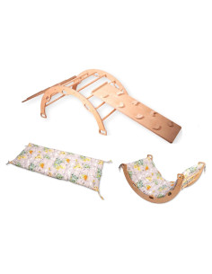 Arco de Escalada Montessori Kidodido con Rampas y Almohada