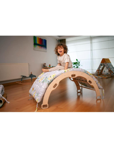 Arco de Escalada Montessori Kidodido con Rampas y Almohada