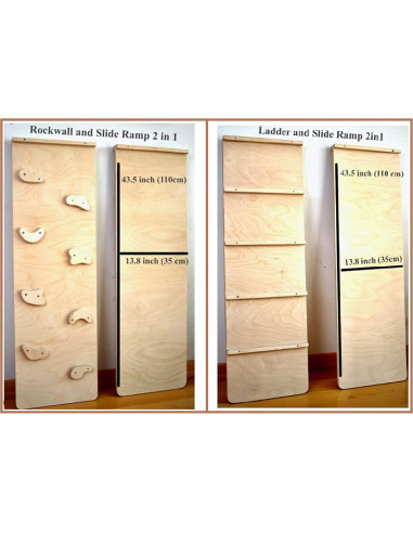 Arco de Escalada Montessori Kidodido con Rampas y Almohada