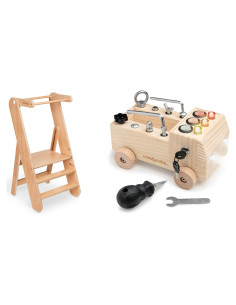 Escalera para Niños Comfy Cubs con Tablero Ocupado Interactivo