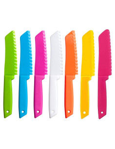 Juego de cuchillos de cocina para niños FACATH 7 piezas plástico