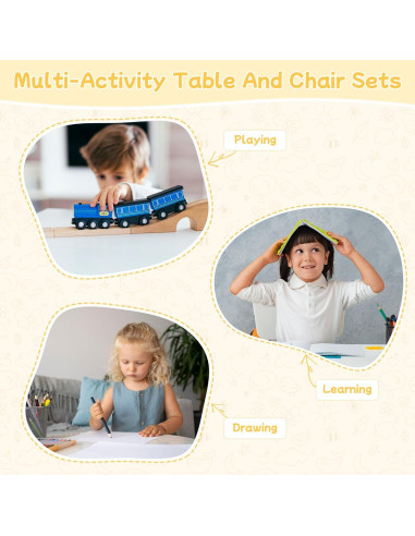 Mesa y Silla Sensorial GITAWUSA para Niños 2-8 Años