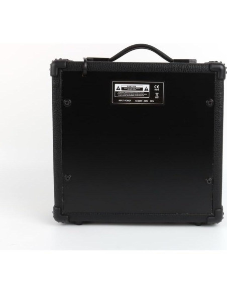 Amplificador de guitarra eléctrica portátil 20W negro con accesorios