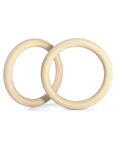 Anillos de Gimnasia de Madera Double Circle 2.79 cm - Entrenamiento