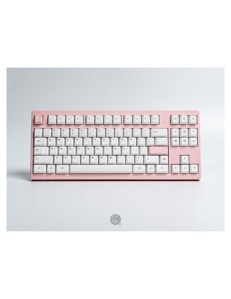 Teclado Mecánico MONOKEI STND87 Rosa Rubor Interruptores Marrones