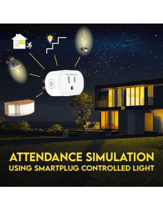 Enchufe Inteligente Nyxerion WiFi Blanco Control Remoto Alexa 2