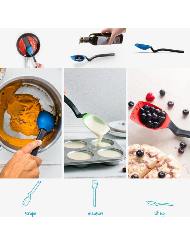 Cuchara de Silicona Supoon Dreamfarm 28 cm Azul Antiadherente