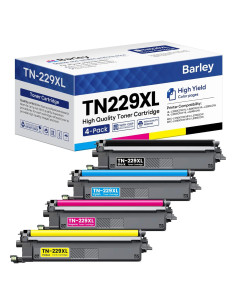 Cartuchos de Tóner TN229XL 4 Pack Alta Capacidad Brother
