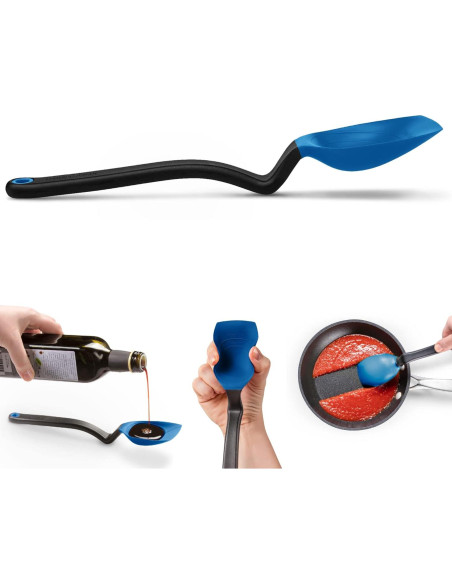 Cuchara de Silicona Supoon Dreamfarm 28 cm Azul Antiadherente