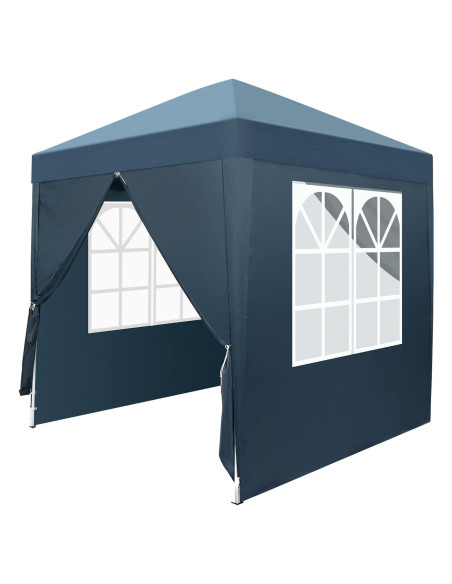 Carpa Plegable Bonnlo 2x2m Azul para Fiesta y Camping Carpa Plegable Bonnlo 2x2m Azul para Fiesta y Camping