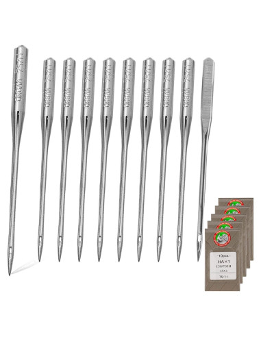 50 Agujas de Máquina de Coser Milcraft 75/11 para Bordado