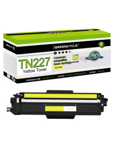 Cartucho de Tóner Amarillo Compatible GREENCYCLE TN227 para Brother