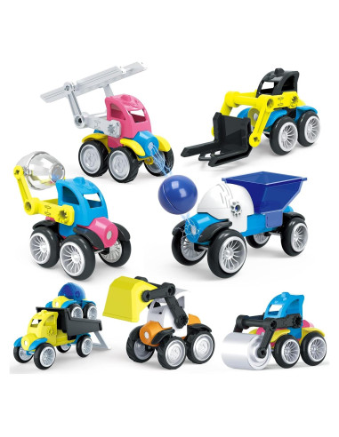 Bloques de Construcción Magnéticos ALLROAD 45 Piezas Vehículos