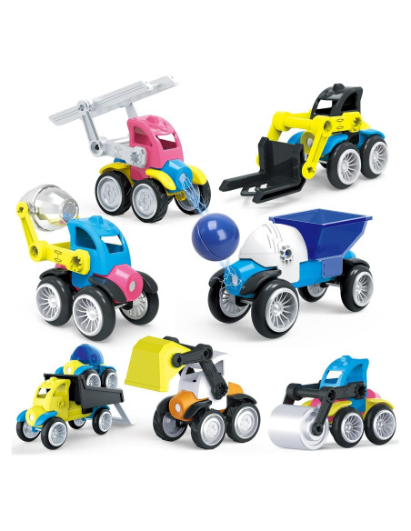 Bloques de Construcción Magnéticos ALLROAD 45 Piezas Vehículos