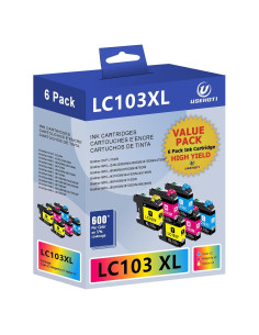 Cartuchos de tinta compatibles Brother LC103XL Color - 6 Paquete
