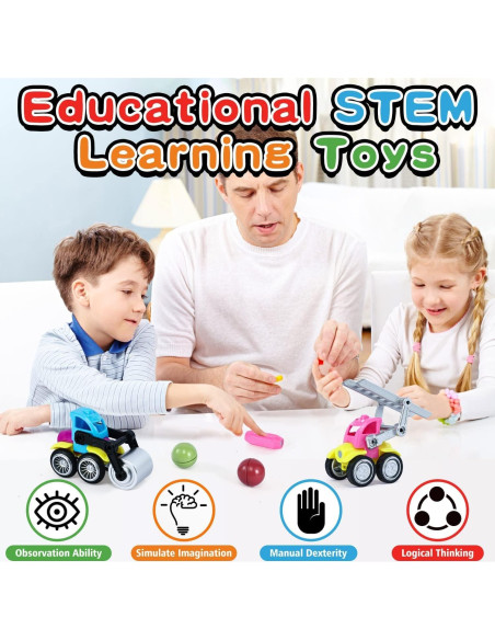 Bloques de Construcción Magnéticos ALLROAD 45 Piezas Vehículos